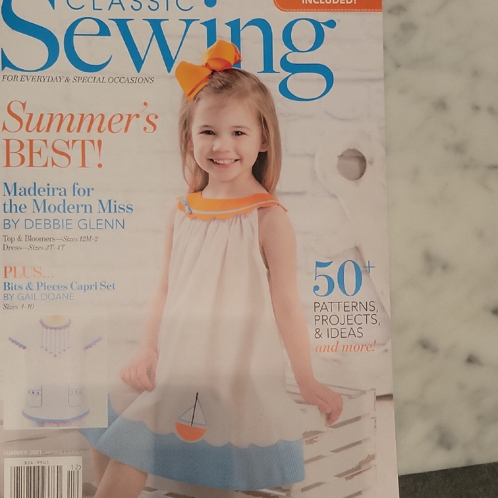 Classic Sewing Magazine Summer 2021 Uncut Pattern